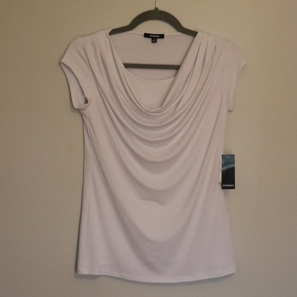 PREMISE | White Ruffled Blouse Top | 003 - Picture 2 of 5